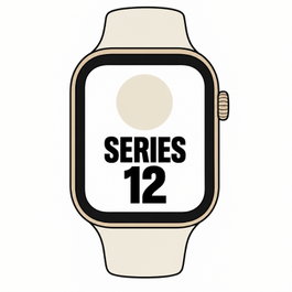 Apple Watch Series 12 GPS 46mm Dorado Claro Correa Deportiva Arena (S/M)